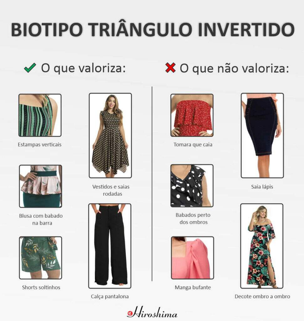 As peças que mais valorizam o corpo triângulo invertido plus size 