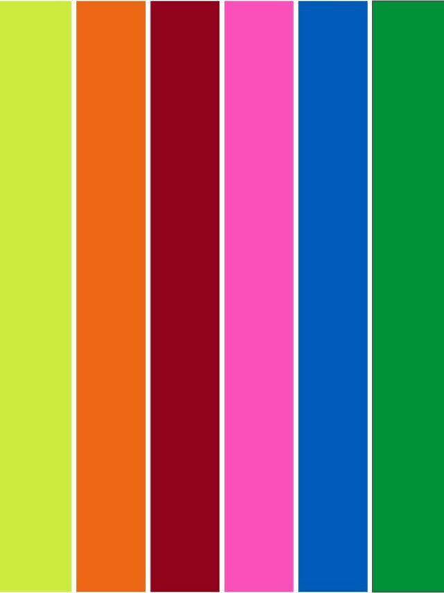 Top 6 cores para o verão 2023