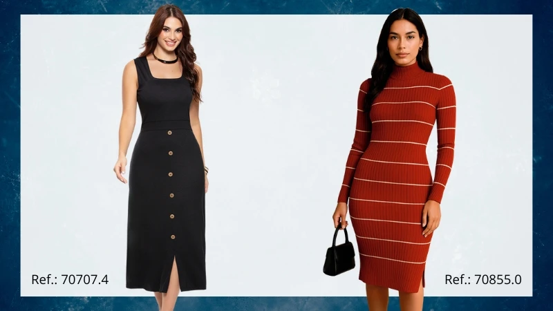 Vestidos de Inverno: Como Apostar em Peças Quentes e Elegantes no Catálogo Hiroshima 6