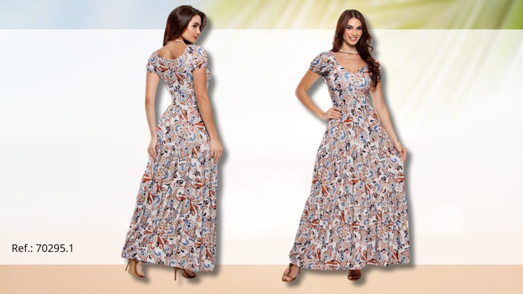 O Verão que Transforma: 5 Modelos Essenciais da Coleção Hiroshima 3 Vestido em Poliflex Malha Fluid-Toque Frio e Caimento Sofisticado